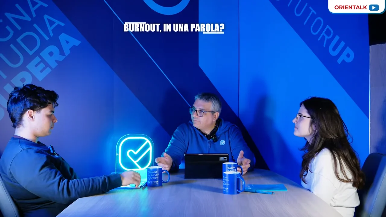Orientalk EP.08: Maria Elena e Marco con il Direttore di Tutor Up nella puntata su burnout e crollo nel semestre filtro