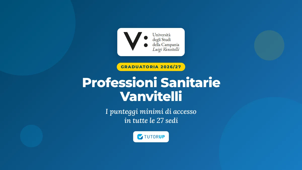 Graduatoria Professioni Sanitarie Vanvitelli 2026/27: punteggi minimi di accesso di Fisioterapia, Logopedia, Ostetricia, Radiologia e Infermieristica